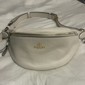 Coach Off-White Leather Crossbody Bag